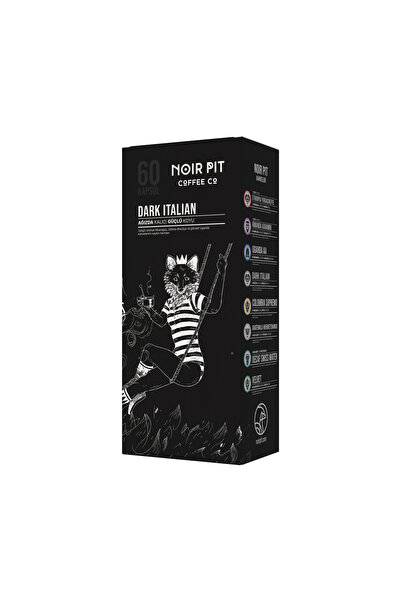 Noir Pit Coffee Co. Dark Italian Kapsül Kahve 60 Adet