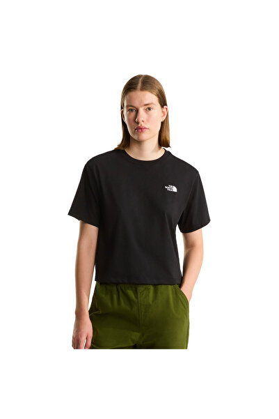 THE NORTH FACE W EVOLUTION SIMPLE CROP RLX SS TEE NF0A8FDHJK3-JK3 Μαύρο