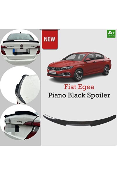 Niken Fiat Egea Bagaj Üstü Yarasa Pianoblack Spoiler