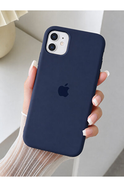 TEYİN AKSESUAR iPhone 11 Uyumlu Lansman Premium Slikon Telefon Kılıfı - Lacivert