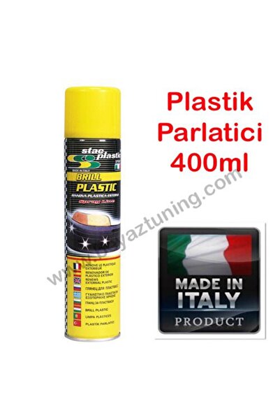 Stac Plastic Plastik Temizleyici Tampon Dış Aksam Parlatıcı Sprey Stac 400ML
