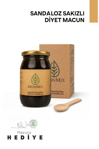 MervMix Sandaloz Sakızlı Bitkisel Macun – Diyet ve Form Rutininize Eşlik Eden...