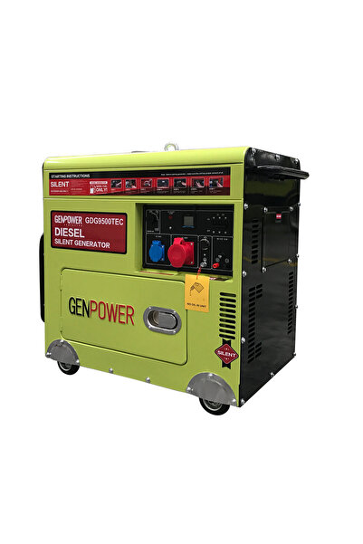 GenPower GDG 9500 TEC OTO Model 8,8 kVA Dizel Ses Izolasyon Kabinli Otomatik ...