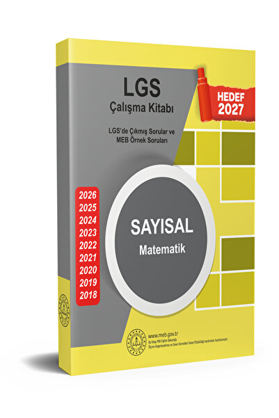 Kurul Yayıncılık 2027 8.Sınıf LGS Çıkmış Sorular ve MEB Örnek Soruları Matema...
