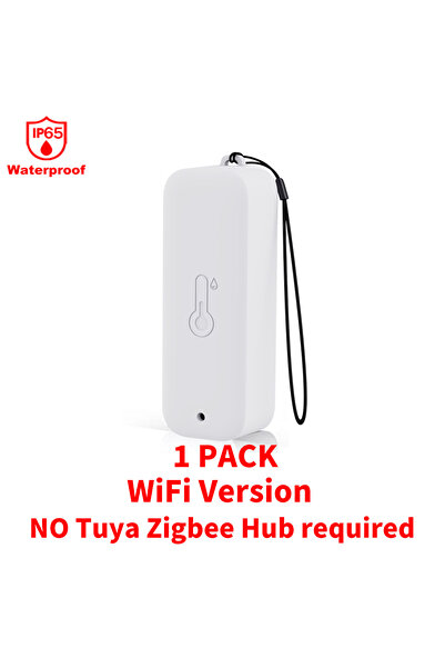 Choice Waterproof IP65 Tuya WiFi Temperature Humidity Sensor Smart Sensor APP...