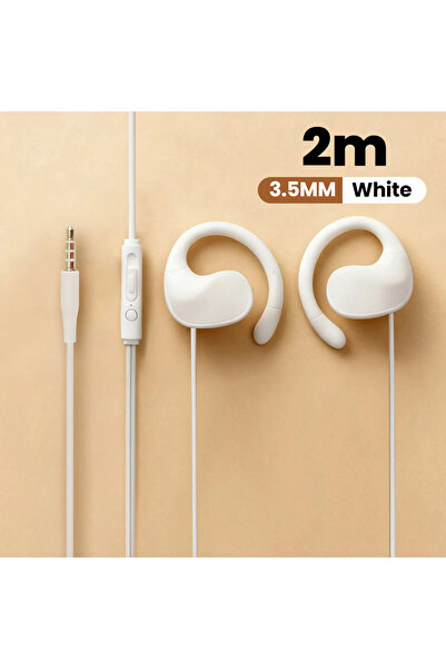 Choice1 2M 3.5mm white Type C Wired Over-Ear Headphones With Microphone for M...