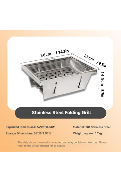 Choice BBQ Grill WESTTUNE IGT Barbecue Grill Folding Charcoal Firewood Stove ...