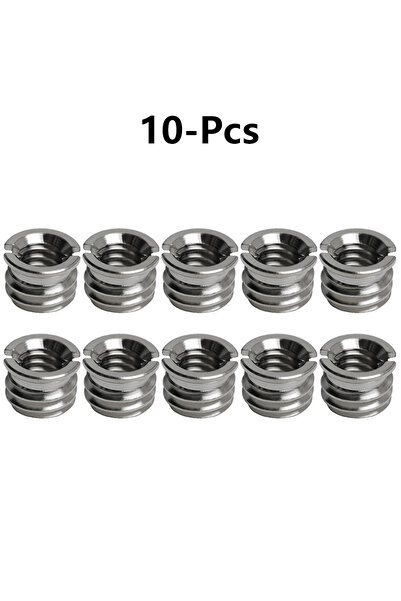 choice2 10 PCS 1/4 to 3/8 Screw Adapter Stainless Steel Tripod Thread Reducer...