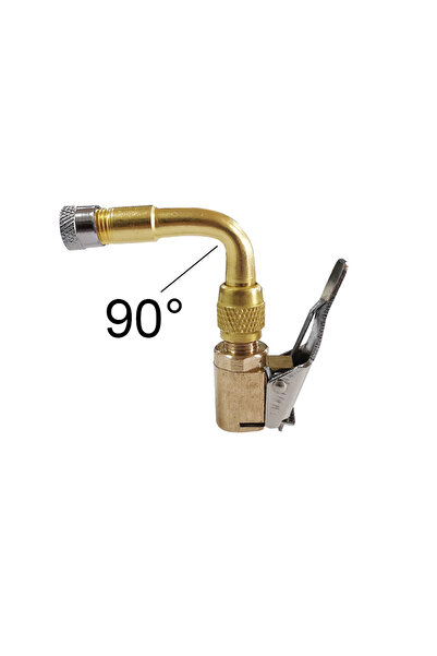 Choice 90 Degree Bend Suit Valve Core Nozzle Extension Rod Set 45°/90°/135° T...