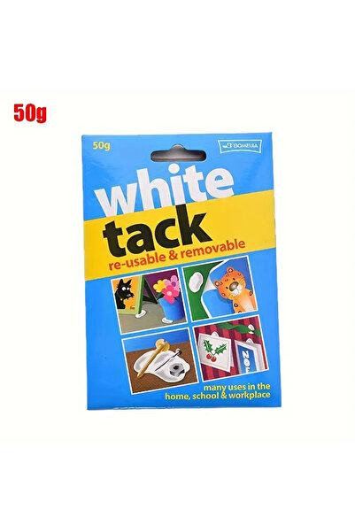 Choice1 50g [Non-Toxic Removable Wall Tack] 1pc 1.76/2.65oz White Tack Reusab...