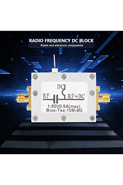 Choice 1 Pcs 10MHz-6GHz Bias Tee 10MHz-6GHz Broadband Radio Frequency Microwa...