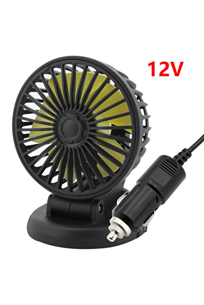Choice1 12 V 5/12/24V Portable mini Car Cooling Fan with 2 Speed Adjustable A...