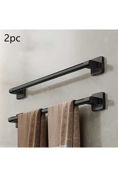 Choice 2Black 50cm 2-Piece Black Household Bathroom Storage Space Multifuncti...
