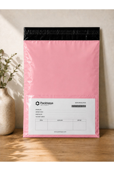 Packtopya Gül Kurusu Kargo Poşeti - 1.000 Adet - 25x30x5 Cm - Fatura Cepli