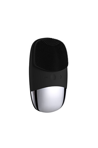 Choice Black Electric Facial Cleansing Brush Silicone Square Charging Face Cl...