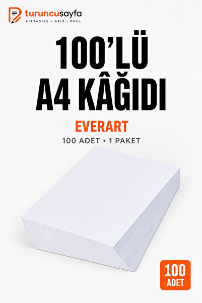 everart A4 Beyaz Fotokopi Kağıdı 100 Adet