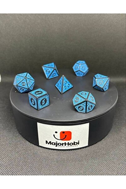 Le Majeur Dnd Frp Zar Seti 7li Set Dnd Zarı Dungeons And Dragons Masaüstü Oyu...