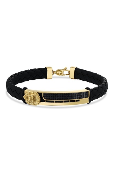 Assos Pırlanta Altın Erkek Aslan Bileklik - 14K