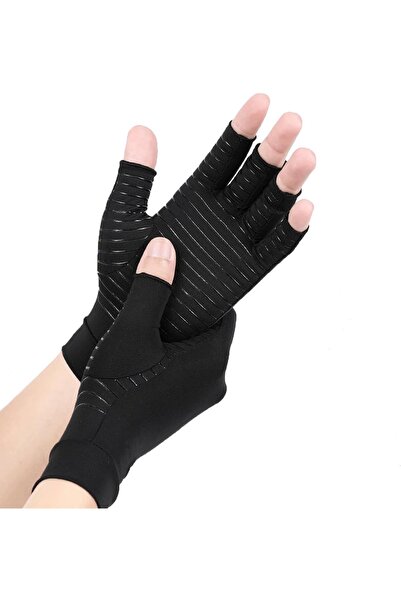 Choice XL black 1Pair Copper Arthritis Gloves for Hand Pain Relief, Rheumatoi...