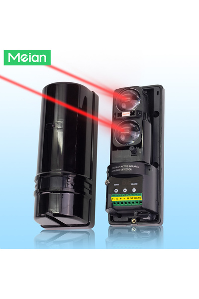 Choice Meian Dual-beam Infrared Sensor, 100M Wired Barrier Detector, Infrared...