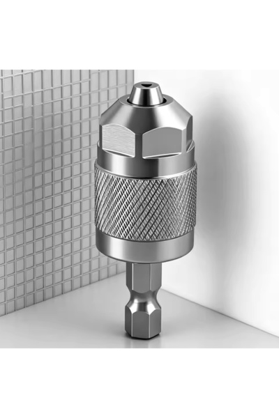 Choice Drill Chuck Adapter Quick Change Pneumatic Drill Chuck 3-Jaw Hex Shank...