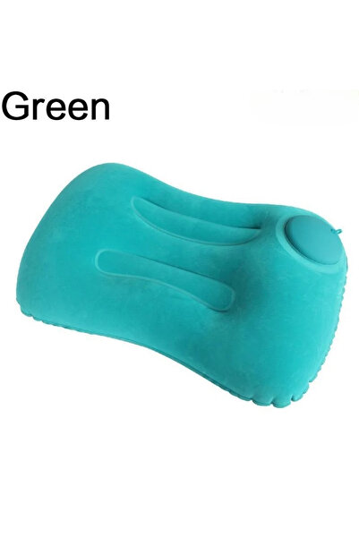 Choice 1pc-green Flocking Inflatable Square Pillow Multifunctional Outdoor Ca...
