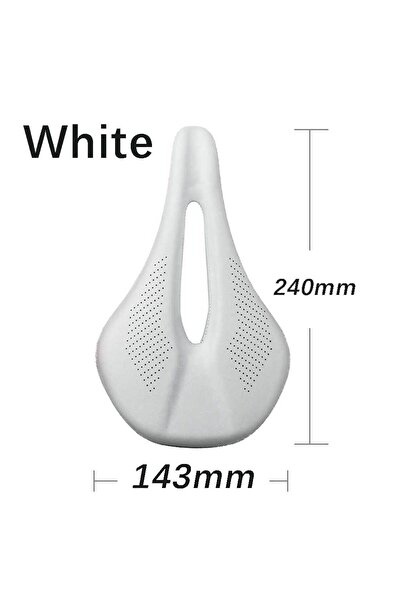 Choice1 White 240x143mm Elitaone Bicycle Saddle 240x143mm/155mm Road MTB Bike...