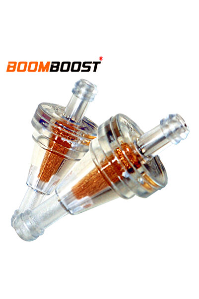 Choice 1/4' Inline Clear Gas Filter Replacement 6mm 2x/2pcs Small Plastic Uni...