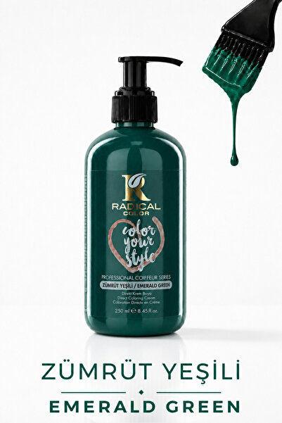 Radical Color Saç Boyası 250 ml Zümrüt Yeşili