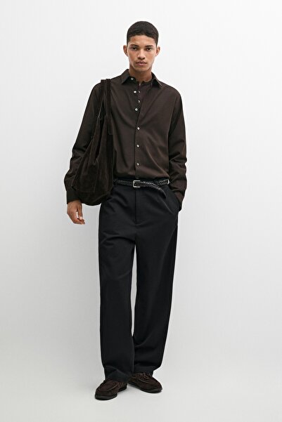 Massimo Dutti Regular fit %100 pamuklu fitilli gömlek