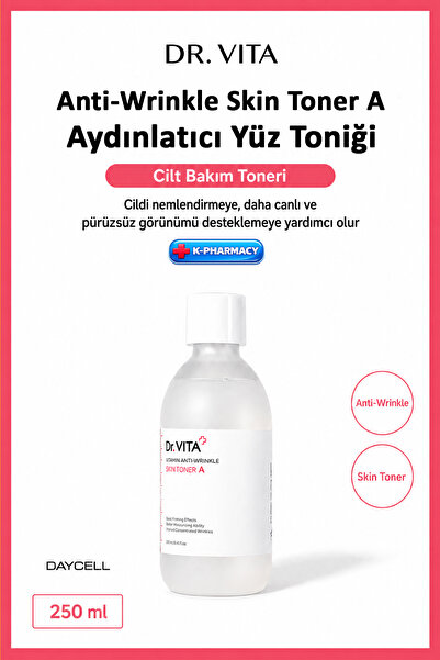 [DAYCELL] Dr.VITA⁺ Dr.VITA Vitamin Anti-Wrinkle Skin Toner A - Kırışıklık Karşıtı Tonik 250 ml