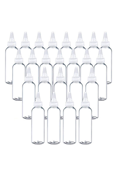 Choice 50ml 10Pcs Transparent Sharp-mouth Bottle 10/30/50/60/100/120ml Plasti...