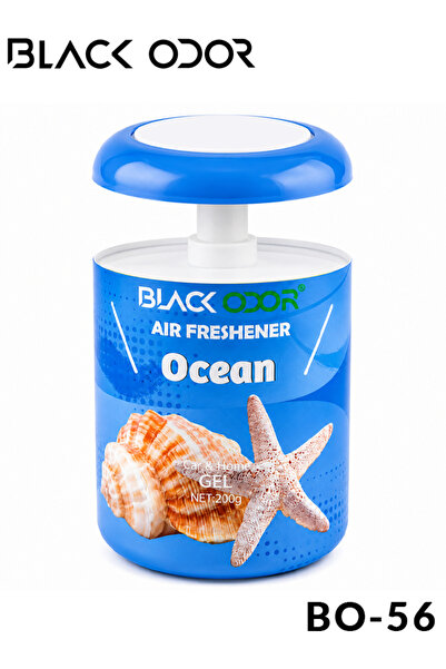 Black Odor BO-56 Ocean Gel Air Freshener 200g for Car, Home & Office, Long La...