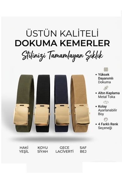 a+ aksoy tactical Yellow Metal Buckle Belt Military Tactical Palaska