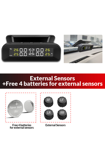 Choice K07-External Sensor E-ACE K07 TPMS Solar Sensor Intelligence Wireless ...