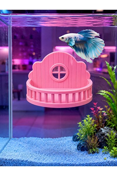 HIIUM Beta Balıgı Dinlenlenme Alanı Mini Balkon ( KarmaRenkler ) Nano Akvaryu...