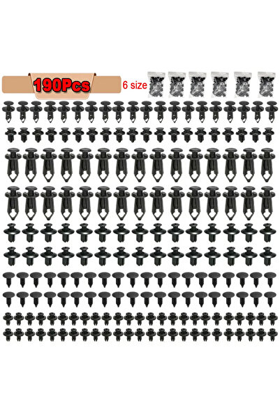 Choice 190Pcs KKJOY 190PCS Car Retainer Clips 6 Sizes – Automotive Plastic Fa...