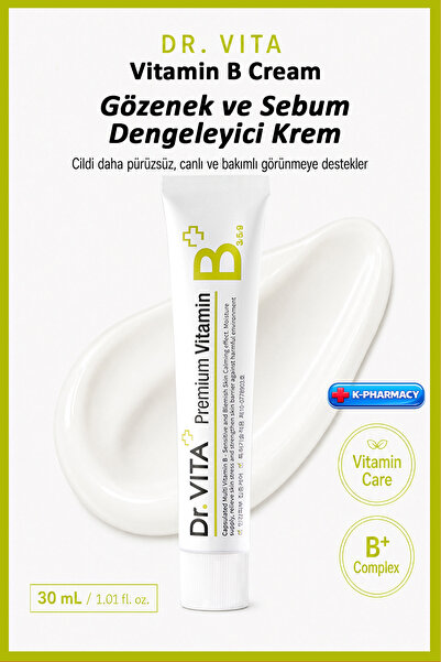 [DAYCELL] Dr.VITA⁺ Dr.VITA Vitamin B Cream - Gözenek ve Sebum Dengeleyici Krem 30 ml