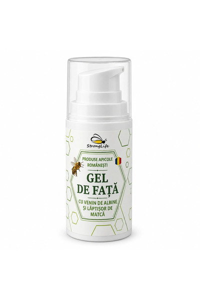 Strong Life Gel de fata cu venin de albine si laptisor de matca - 30ml