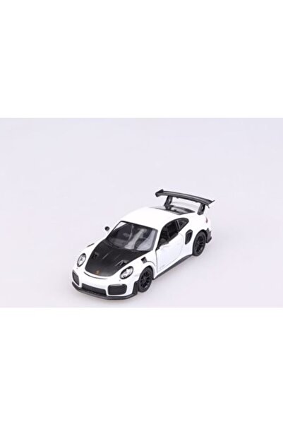 Kinsmart Porsche 911 Gt2 Rs 1:36 Beyaz Çek Bırak Model Araba