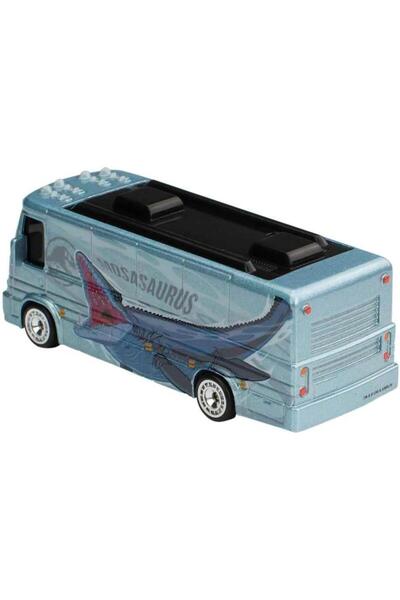 HOT WHEELS Premium 5/5 Jurassic World HW York Bus Model Araba