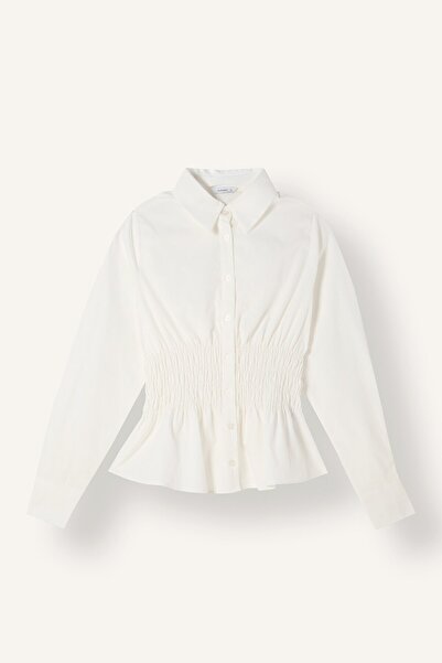 DeFacto Fitted Shirt Collar Poplin Long Sleeve Shirt H9700Ax26Au