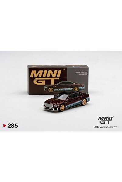 mini gt 285 Bentley Flying Spur 2022 Cristmass Edt. 1:64 Bordo Model Araba