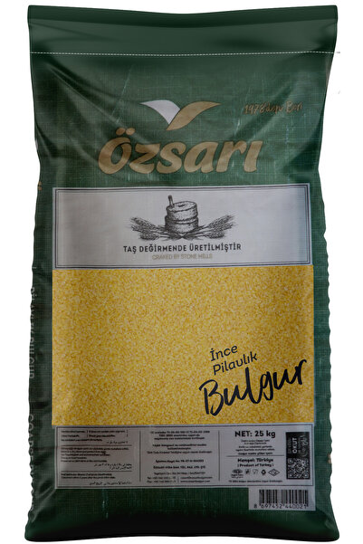 ÖZSARI İnce Pilavlık Bulgur 25 Kg