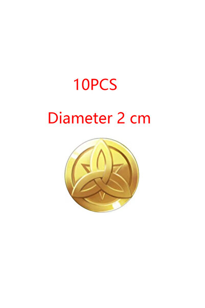 Choice AS SHOWN 10PCS 2CM Genshin Impact Mora Halloween Cosplay Coins Anime M...