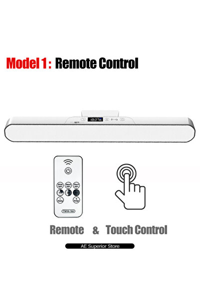 Choice1 1-8W 3 Colors in 1 Remote Eye-care Magnetic Desk Lamp USB Rechargeabl...