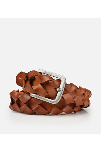 Hotiç Men's Leather Tan Belt