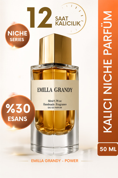 EMILLA GRANDY Power Kadın Parfümü 50 ml EDP Body Mist Etkili | Feromon Parfüm...