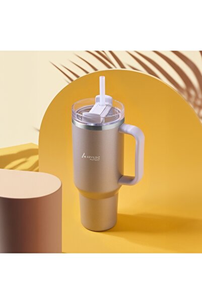 Aryıldız Protherm Flow up Thermos Gold 900 ml