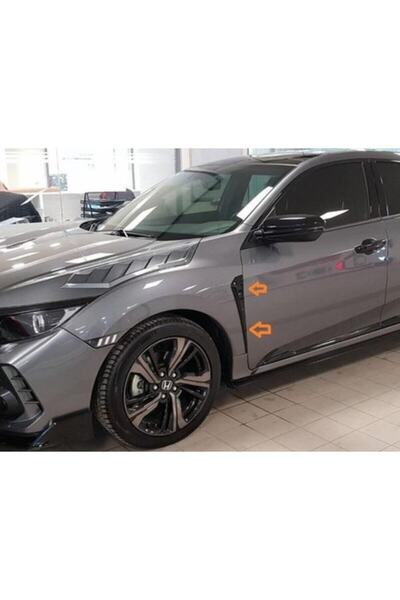 LeonPart Honda Civic Fc5 Çamurluk Havalandırma Çıtası Piano Black